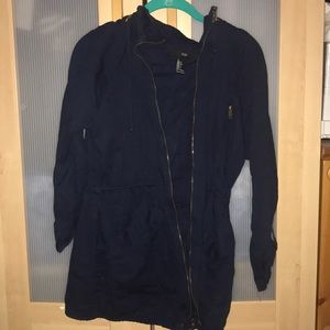 Forever 21 Navy blue long 3/4 sleeve jacket SZ S
